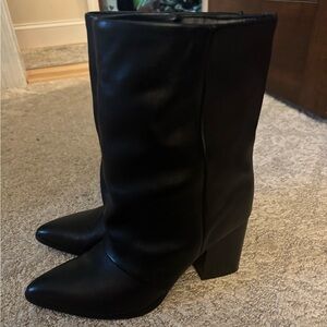 Nine West Black Heeled Boots